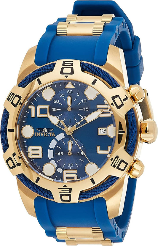 Men'S 24217 Bolt Analog Display Quartz Two Tone Watch