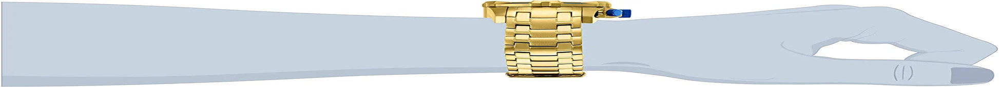 Men'S 25852 Pro Diver Analog Display Quartz Gold Watch