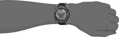Men'S 26808 Marvel Analog Display Quartz Black Watch