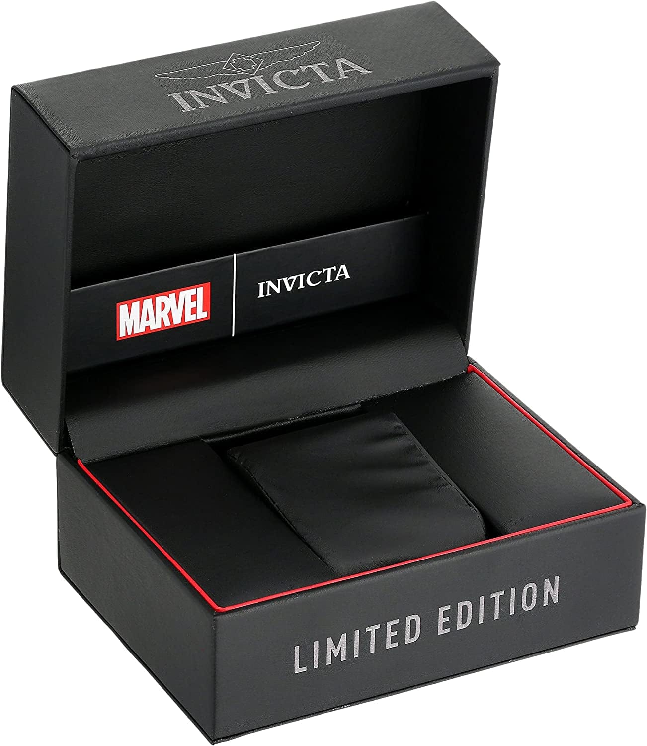 Men'S 26860 Marvel Analog Display Quartz Black Watch
