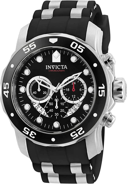 Men'S 6977 Pro Diver Collection Stainless Steel Watch, Blue Dial Black Polyurethane Watch