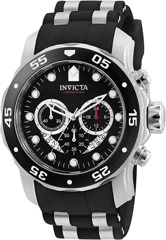Men'S 6977 Pro Diver Collection Stainless Steel Watch, Blue Dial Black Polyurethane Watch