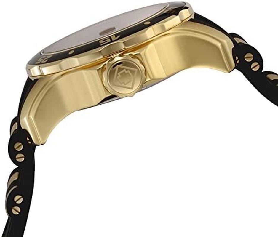 Men'S 6991 Pro Diver Collection GMT Black Dial Black Polyurethane Watch