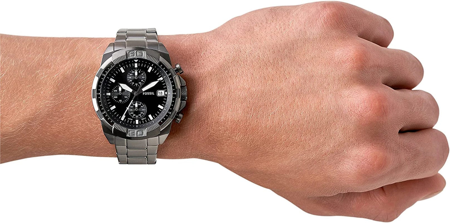 Men'S Bronson Stainless Steel Quartz Dress Chronograph Watch