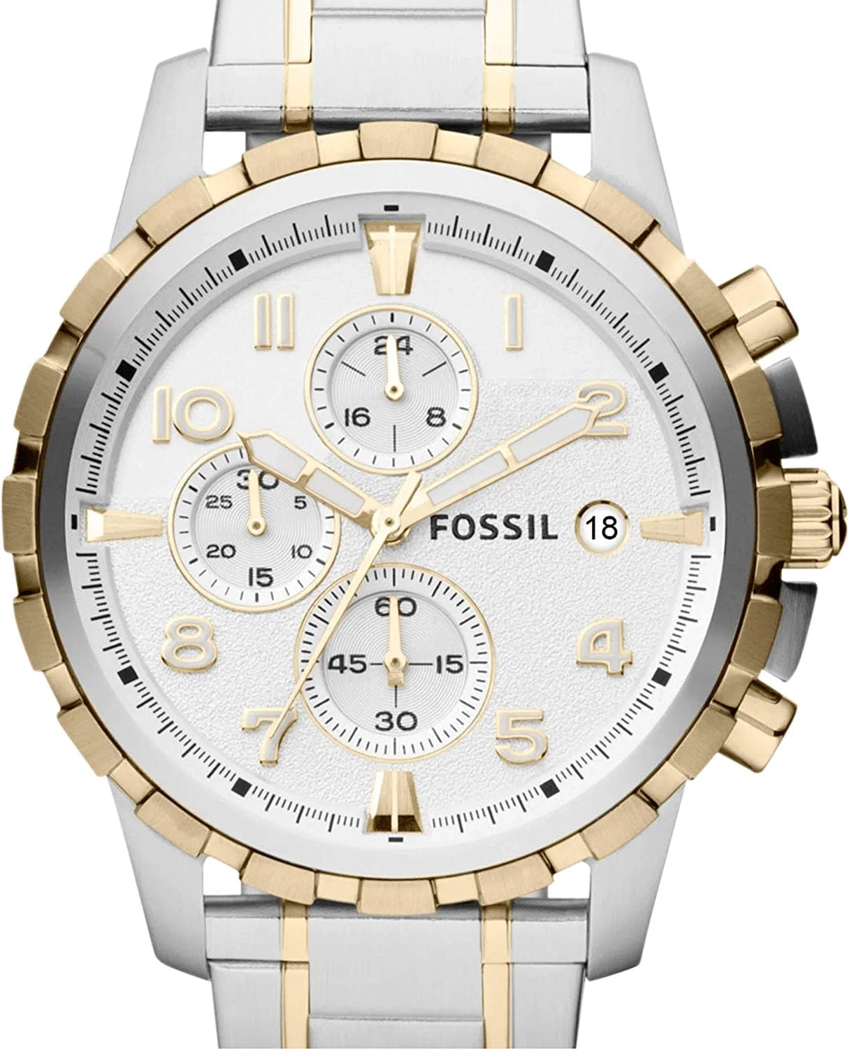 Men'S Dean Stainless Steel Quartz Dress Chronograph Watch