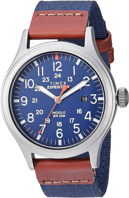 Men'S Expedition Scout 40 Watch Blue/Brown/Gray