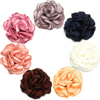 Men'S Handmade Flowers Lapel Pin Flower Boutonniere Set Handmade for Suits Gift N