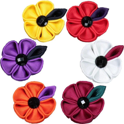 Men'S Handmade Flowers Lapel Pin Flower Boutonniere Set Handmade for Suits Gift F