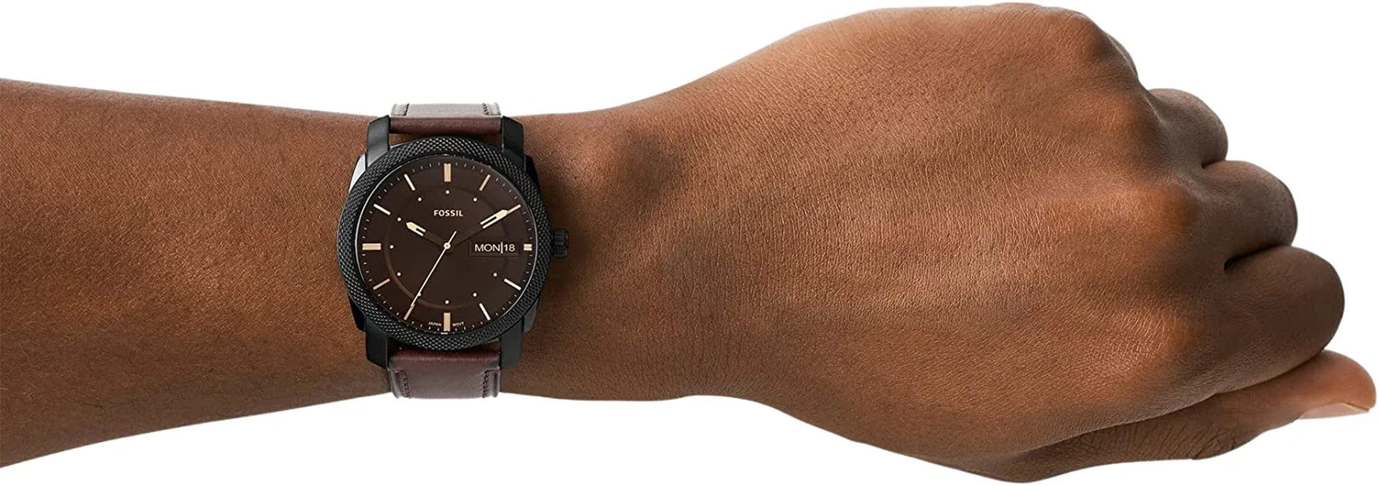 Men'S Machine Stainless Steel Quartz Watch