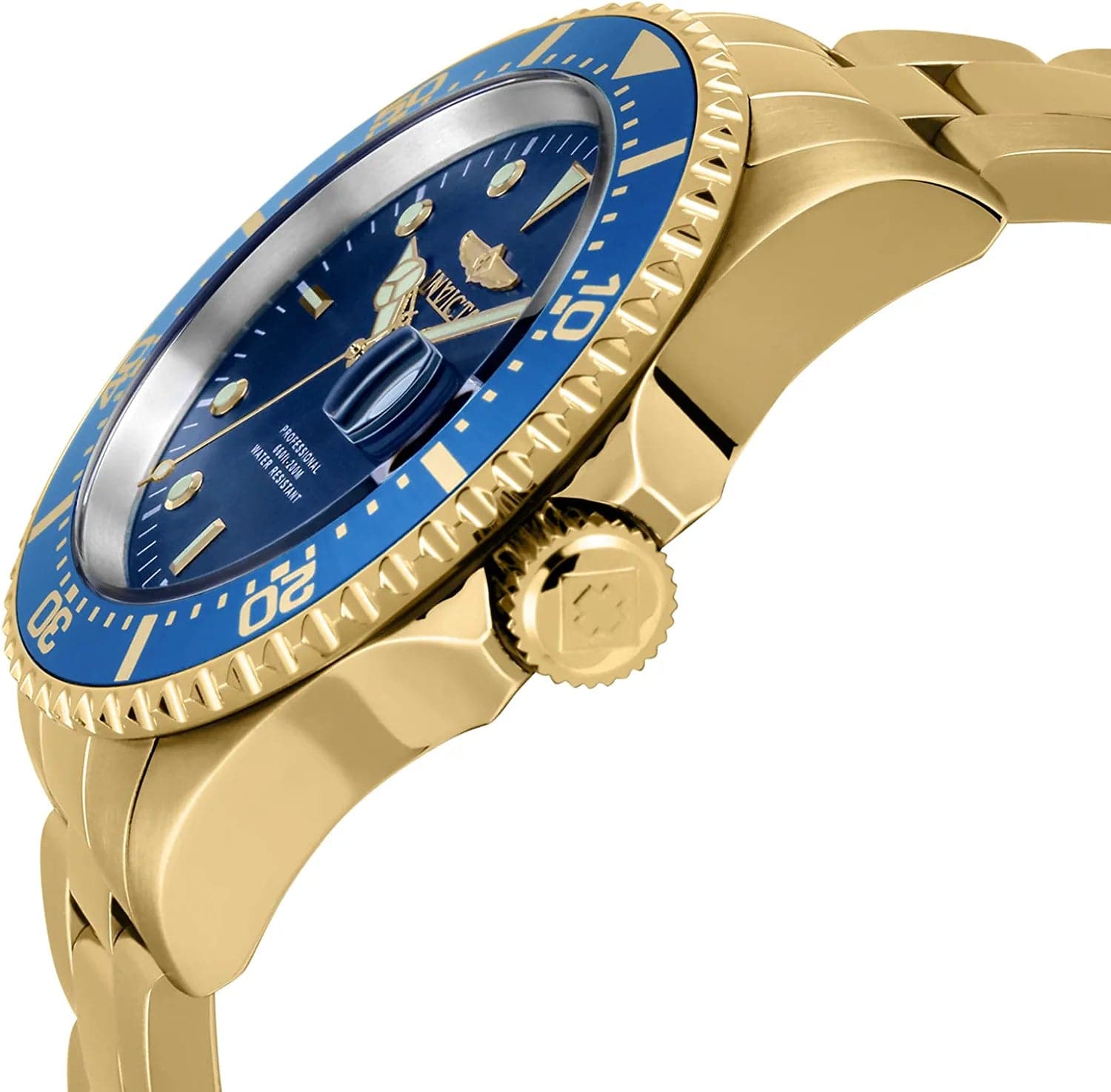 Men'S Pro Diver Quartz Diving Watch with Stainless-Steel Strap, Two Tone, 22 (Model: 23229 23388)