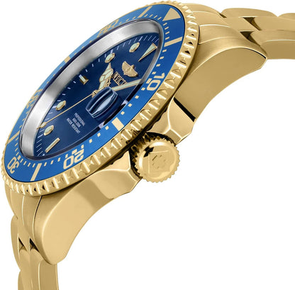 Men'S Pro Diver Quartz Diving Watch with Stainless-Steel Strap, Two Tone, 22 (Model: 23229 23388)