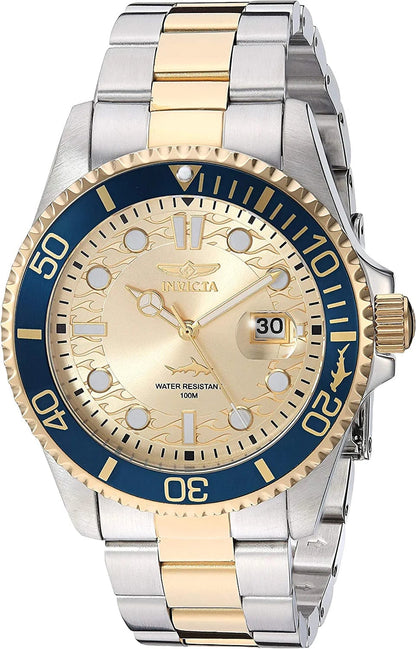 Men'S Pro Diver Quartz Watch Two-Tone / 43mm