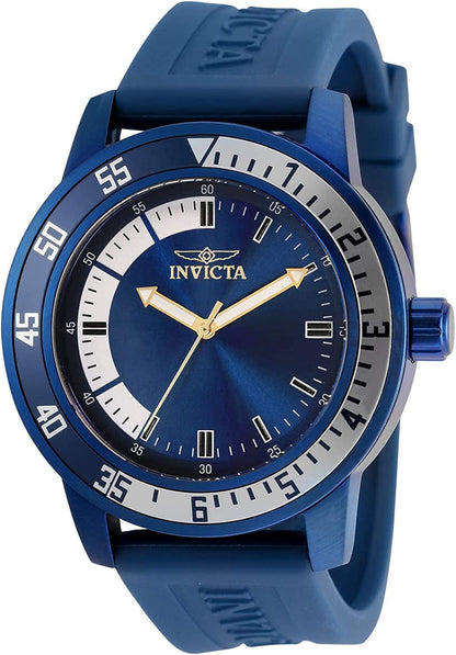 Men'S Specialty 45Mm Silicone Quartz Watch 35686