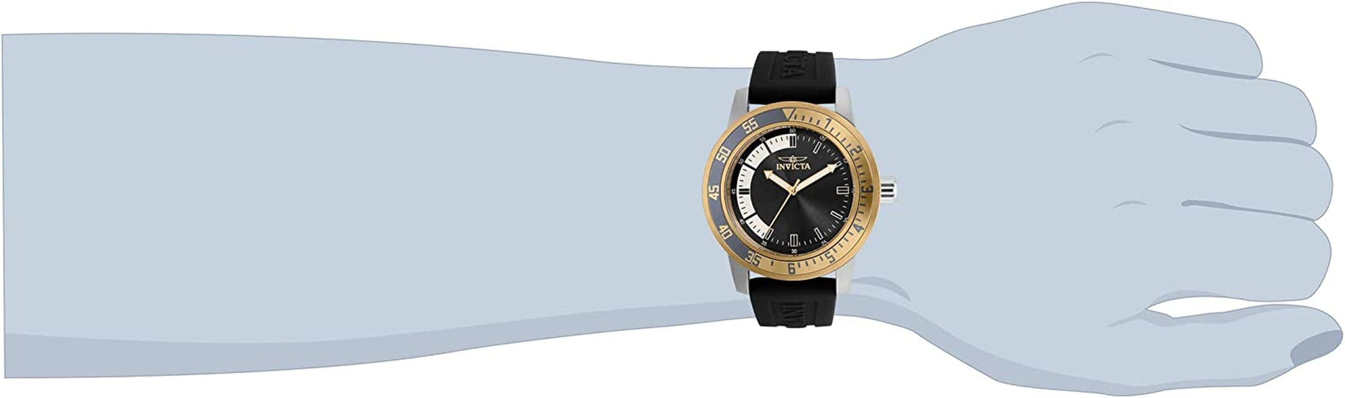 Men'S Specialty 45Mm Silicone Quartz Watch