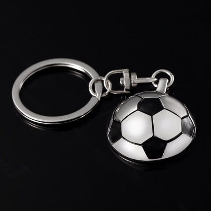 Men'S Stainless Steel Soccer Pendant Necklace 3D Soccer Football Hip Hop Jewelry Set Charm Necklace with Keychain Soccer Fan Gift for Boys Mens Girls Womens（Nl000001）