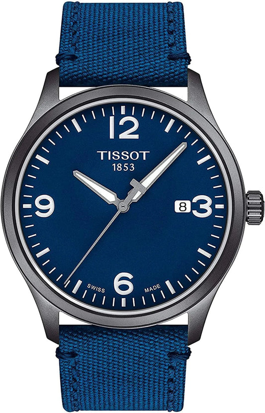 Mens Gent XL Stainless Steel Casual Watch Blue T1164103704700