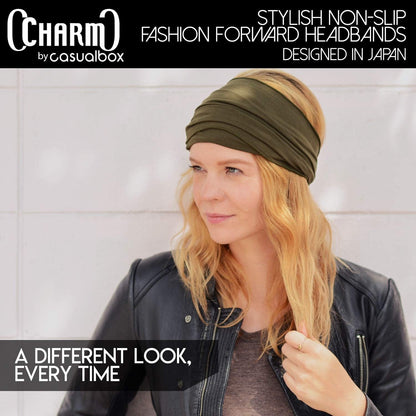 Mens Head Wraps Elastic Bandana - Japanese Headband Workout Women Hair Black Apparel & Accessories > Clothing Accessories > Bandanas & Headties CHARM   