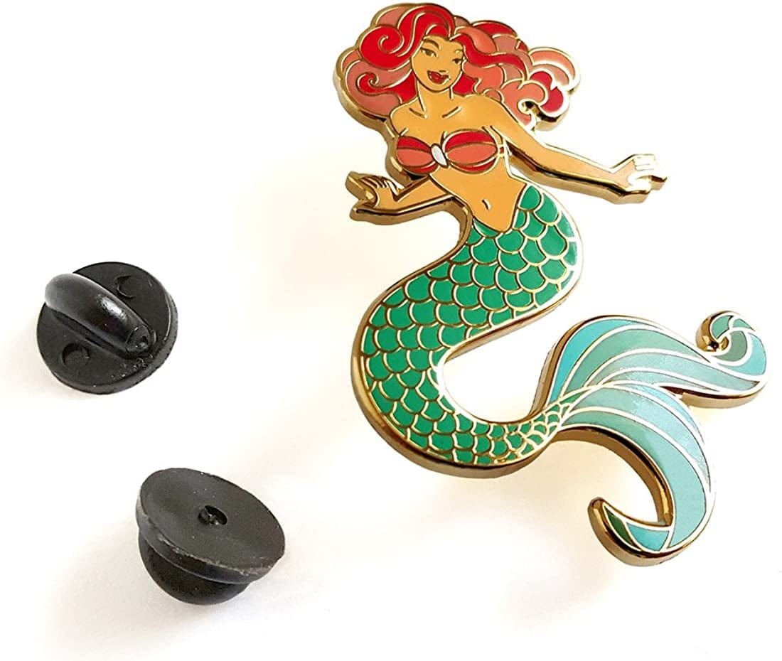 Mermaid Enamel Lapel Pin
