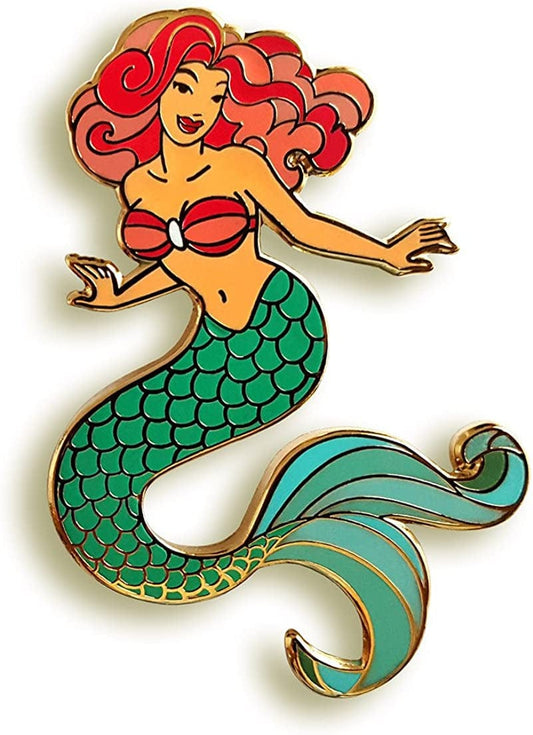 Mermaid Enamel Lapel Pin