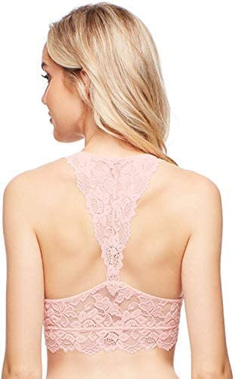 Mia Lace Bralette for Women, Unpadded and Unlined Wireless Bra, Perfect Racerback Everyday Lingerie