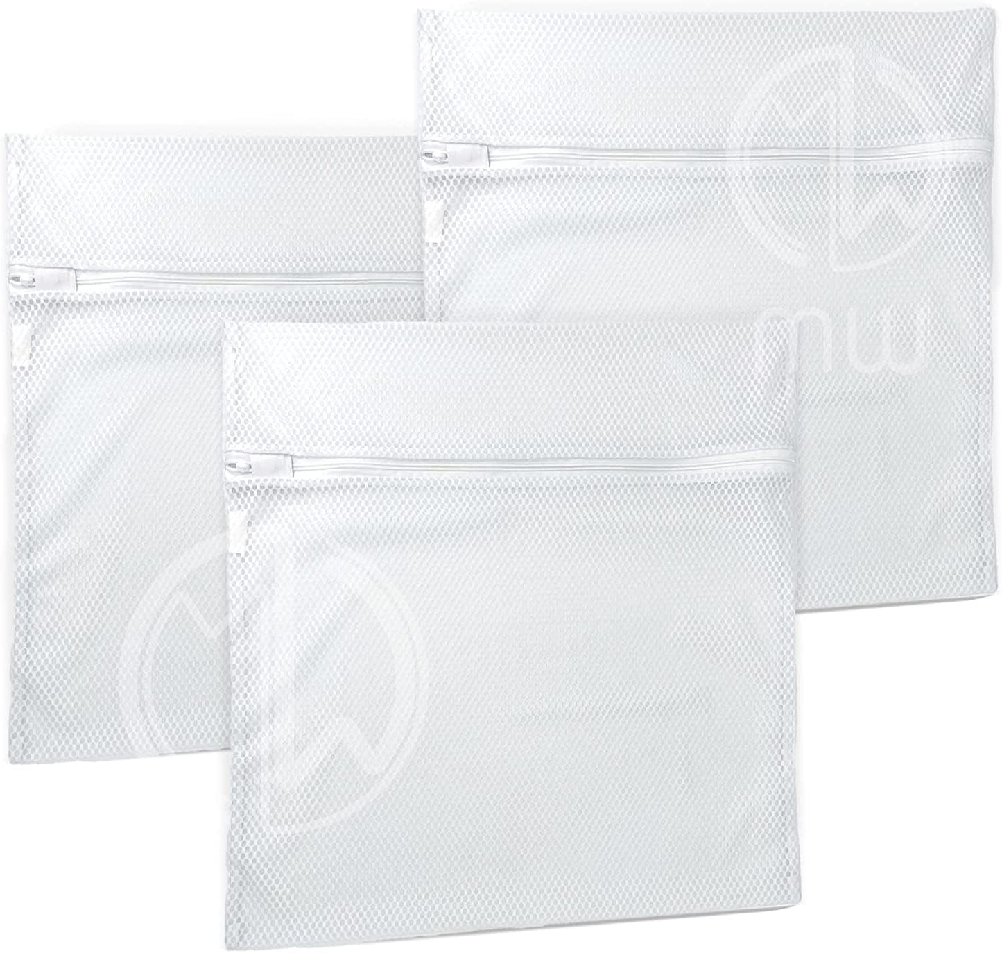 Mia Weaver Set of 4 Durable Mesh Laundry Bags with Premium Zipper (2 Large, 2 Bra Lingerie Wash Bags) Laundry, Blouse, Hosiery, Stocking, Underwear, Shoes, Bra, Lingerie, Travel Storage Bags XXL 3sets