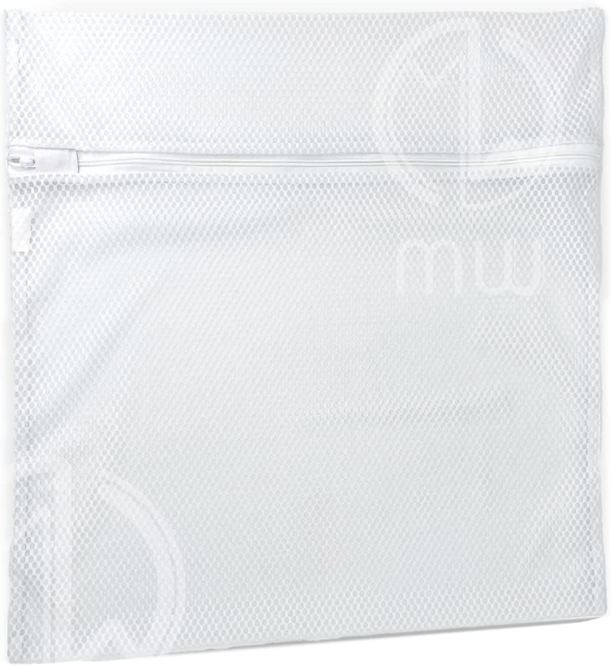 Mia Weaver Set of 4 Durable Mesh Laundry Bags with Premium Zipper (2 Large, 2 Bra Lingerie Wash Bags) Laundry, Blouse, Hosiery, Stocking, Underwear, Shoes, Bra, Lingerie, Travel Storage Bags XXL 1set