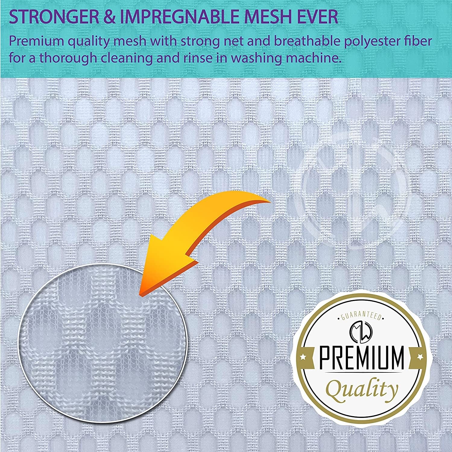 Mia Weaver Set of 4 Durable Mesh Laundry Bags with Premium Zipper (2 Large, 2 Bra Lingerie Wash Bags) Laundry, Blouse, Hosiery, Stocking, Underwear, Shoes, Bra, Lingerie, Travel Storage Bags