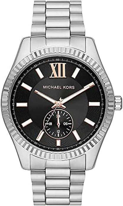 Michael Kors Lexington Chronograph Stainless Steel Watch Stainless Multifunction