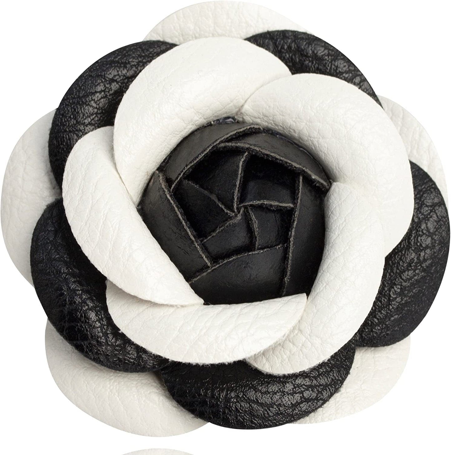 MISASHA Women'S Camellia Flower Pin Brooch with Organza Gift Bag Mixed