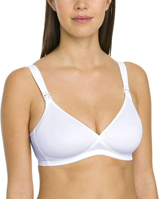 Miss Wire-Free Nursing Bra White / 40F