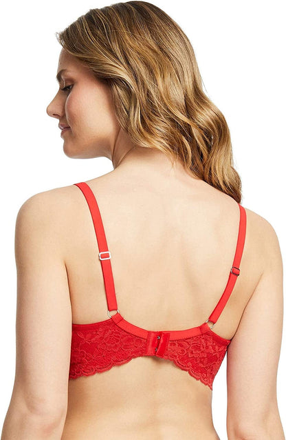Montelle Women'S Divine Underwire Full Cup Coverage Stretch Floral Lace Bra