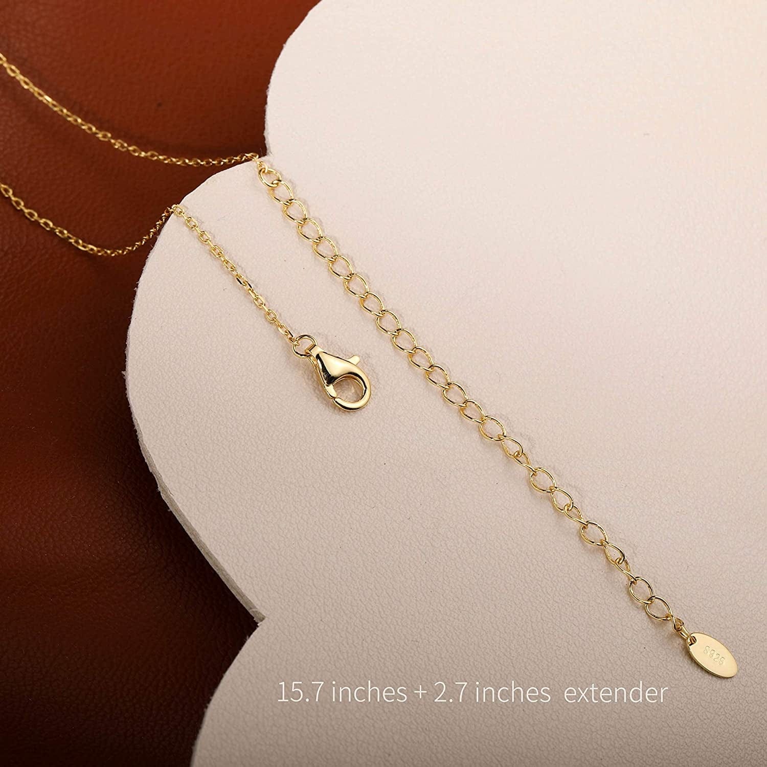 Moon Necklace Dainty Moon Necklaces for Women Sterling Silver Necklace