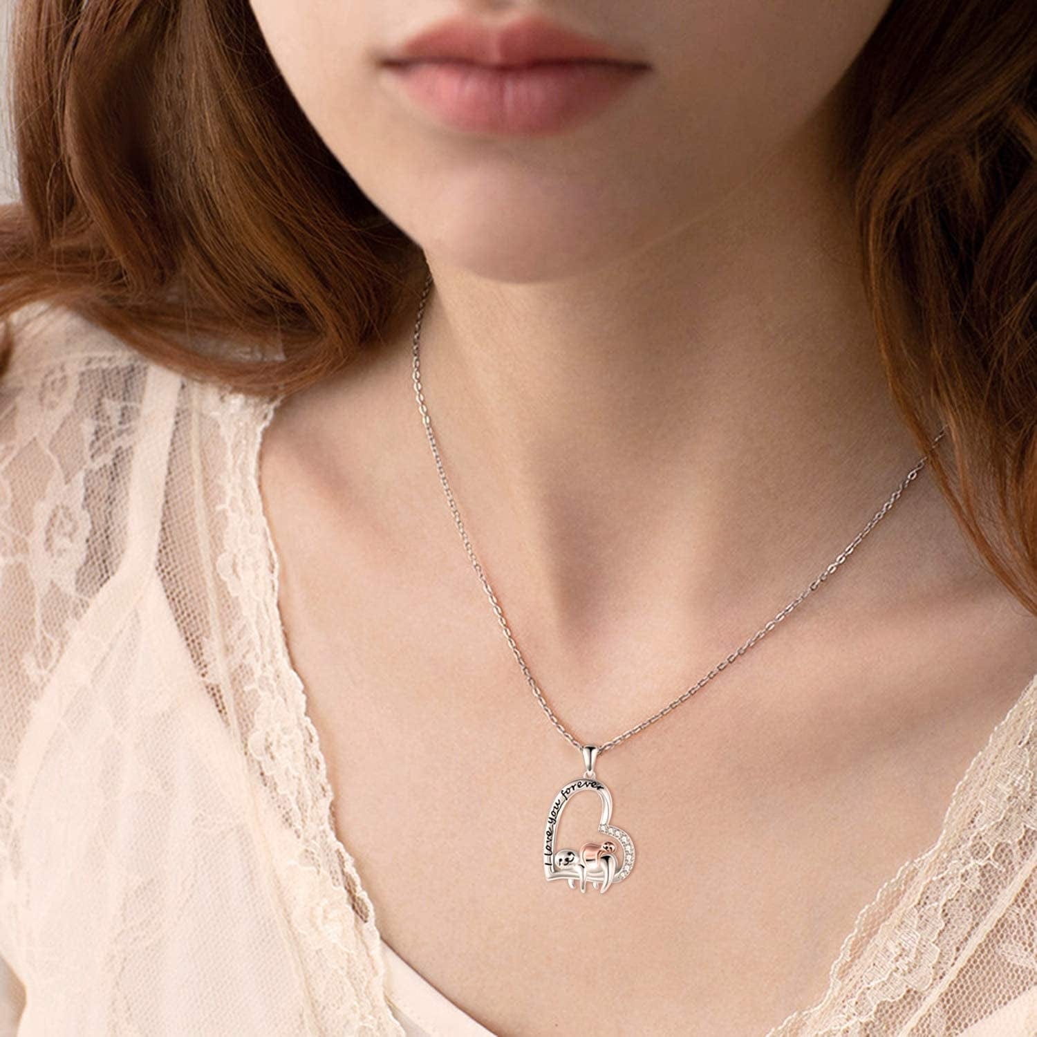 Mother'S Day Gifts for Mother from Daughter 925 Sterling Silver Animal Necklace for Mom Women Jewelry Gifts