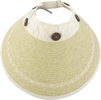 Muryobao Women'S Reversible 2-In-1 Wide Brim Floppy Hat UV Protection Hats for Beach Glof Apparel & Accessories > Clothing Accessories > Hats Muryobao   