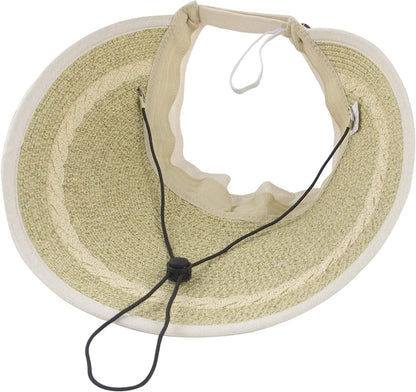Muryobao Women'S Reversible 2-In-1 Wide Brim Floppy Hat UV Protection Hats for Beach Glof Apparel & Accessories > Clothing Accessories > Hats Muryobao   