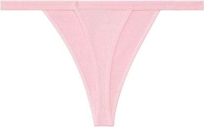 Nabtos Sexy Women'S Underwear Cotton Panties G String T-Back Thongs Lingerie (Pack of 6)