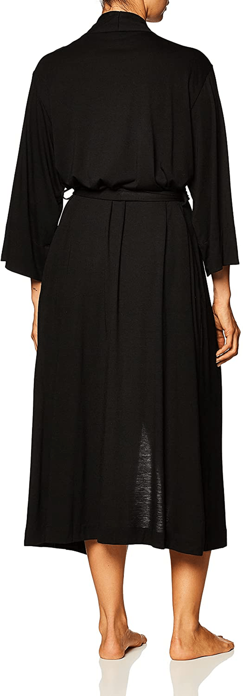 Natori Shangri La Long Robe with Kimono Sleeves, Bathrobe for Women Apparel & Accessories > Clothing > Sleepwear & Loungewear > Robes Natori   