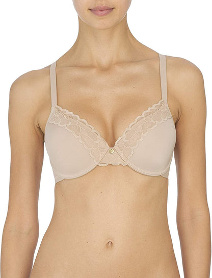 Natori Women'S Hidden Glamour Full-Fit Contour Underwire Bra Cafe / 34DDD