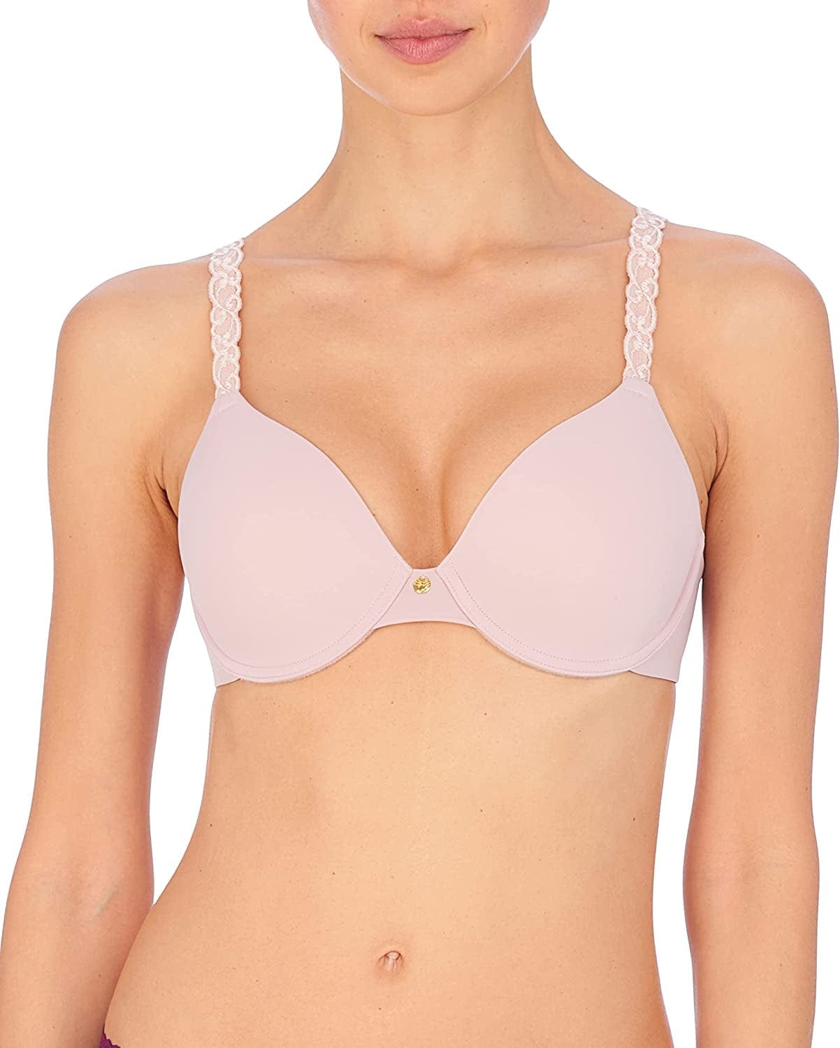 Natori Women'S Pure Luxe Custom Coverage Contour Rose Beige/Pink Pearl / 32D