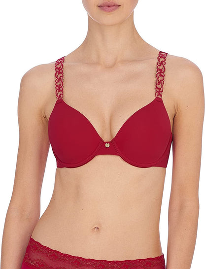 Natori Women'S Pure Luxe Custom Coverage Contour Chili/Glow / 34D