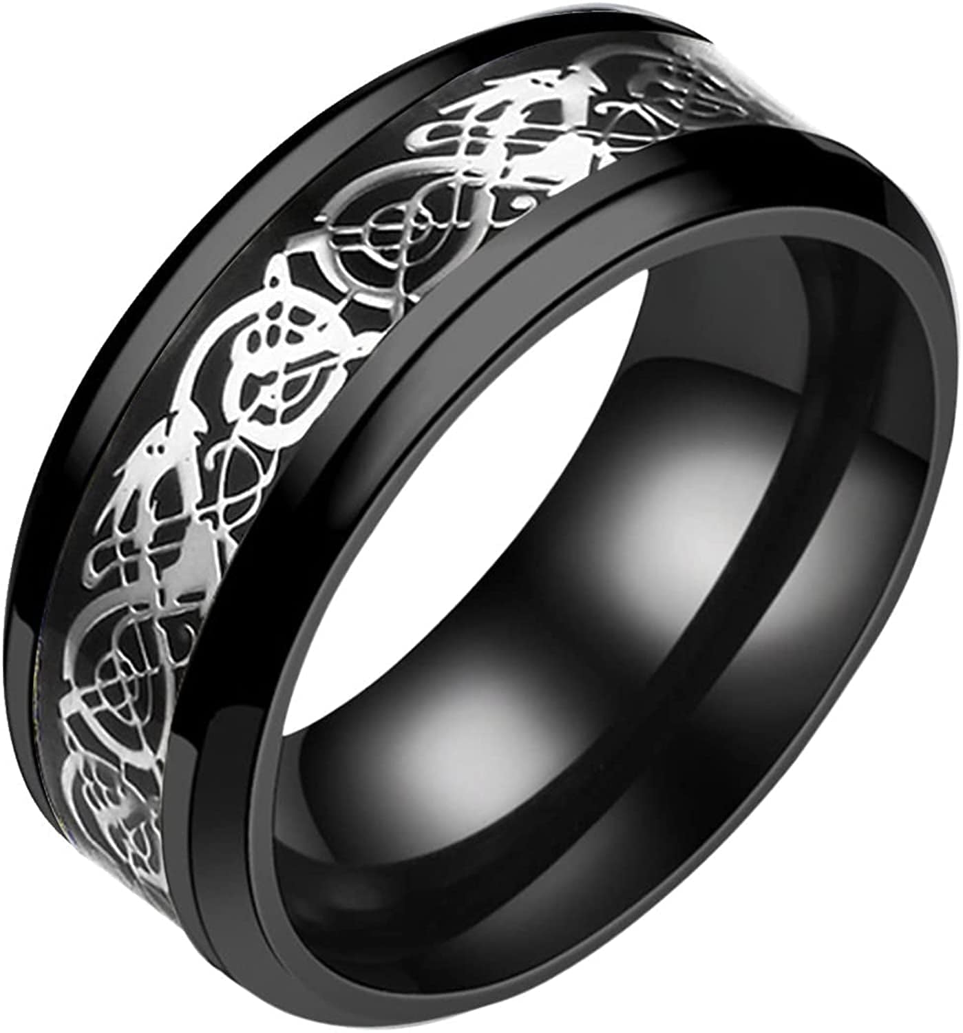 Natural Amethyst Zirconia Silver Ring Fashion Wedding Heart Shaped Ring Jewellery Women Gold Ring Gold Ring for Girls cca2-Black / 12