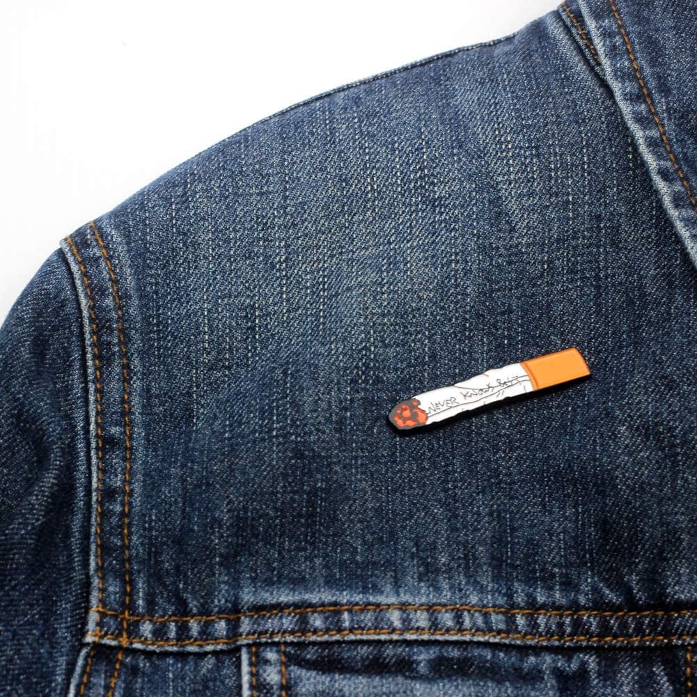 Never Knows Best Lapel Pin, FLCL Fooly Cooly Video Animation Fans Enamel Pin. Never Knows Best