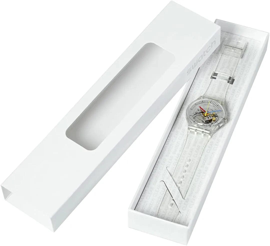 New Gent BIO-SOURCED Quartz Plastic Strap, Clear, 18 Casual Watch (Model: SO29K100) Transparent