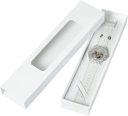 New Gent BIO-SOURCED Quartz Plastic Strap, Clear, 18 Casual Watch (Model: SO29K100) Transparent