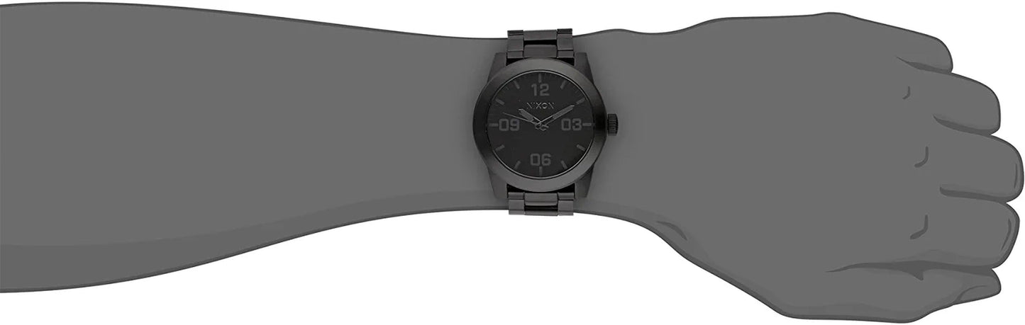 Nixon Corporal SS A346. 100M Water Resistant XL Men’S Watch (48Mm Watch Face. 24Mm Stainless Steel Band)