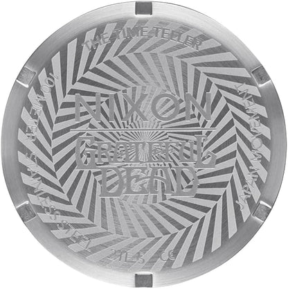 NIXON Grateful Dead Time Teller A1341-100M Water Resistant Men'S Analog Fashion Watch (37Mm Watch Face, 19.5Mm-18Mm Stainless Steel Band)