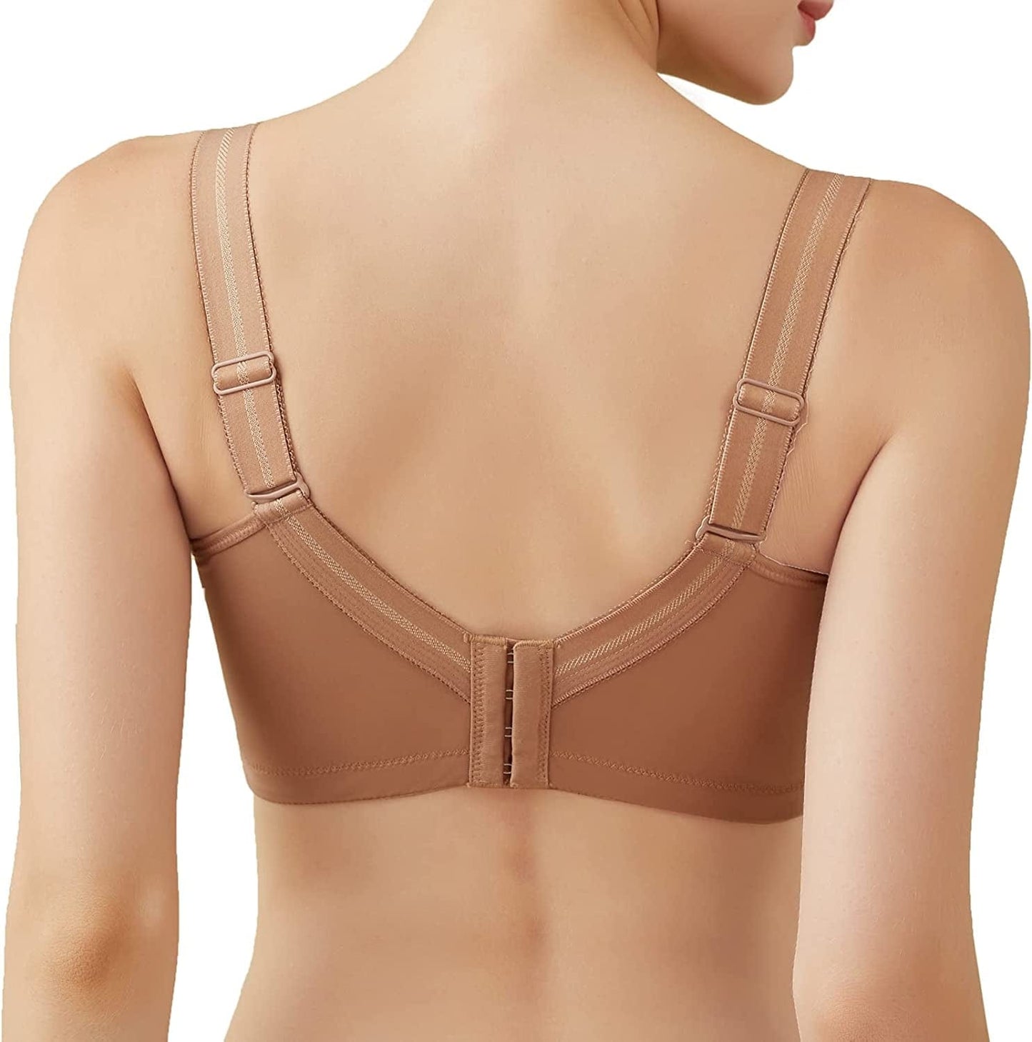 No Wire plus Size Full Coverage Unpadded Minimizer Comfortable Women'S Bra
