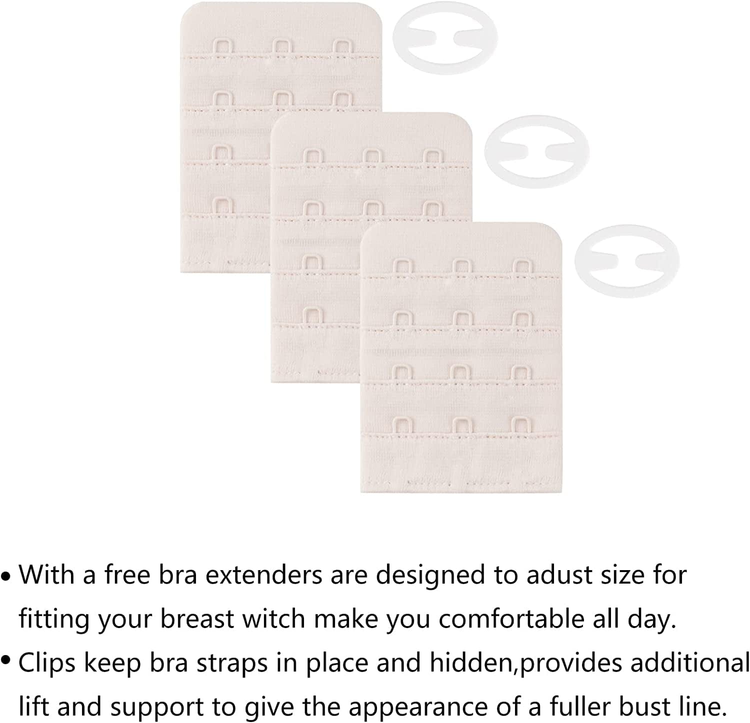 Nursing Bra 3 Pack Womens Maternity Breastfeeding Bra Wireless Sleep Bra Bralette with Extenders & Clips