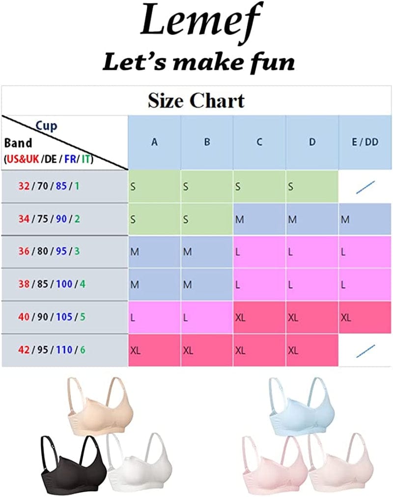 Nursing Bras for Breastfeeding Maternity Bras for Pregnancy Everyday Sleep Bras 3 Pack