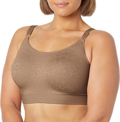 Olga Women'S Easy Does It Wire-Free Contour Bra Toasted Almond / Large